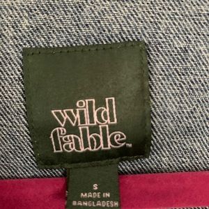 Oversized denim jacket